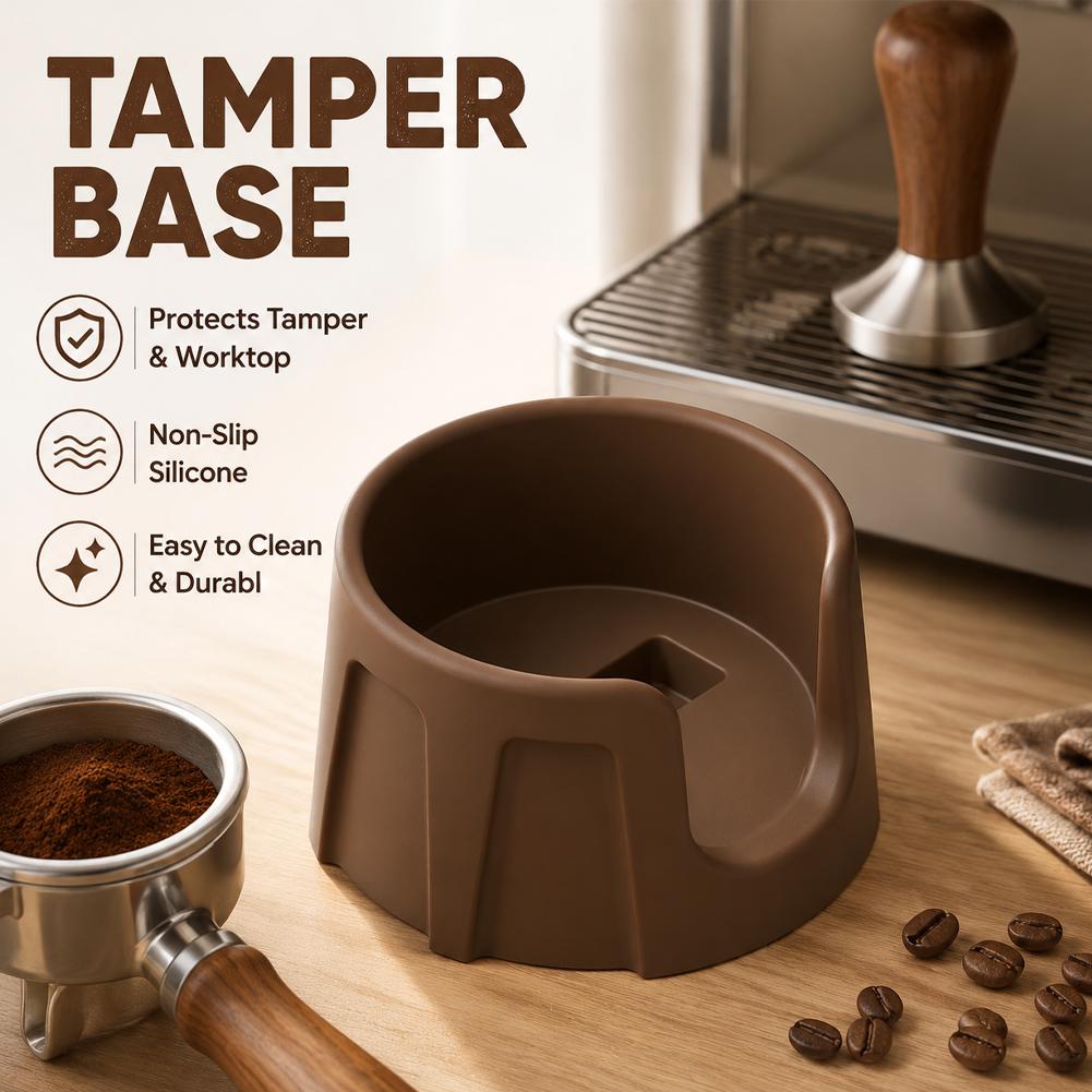 Bar Mat Rubber - Silikon-Espresso-Tampermatte, rutschfeste Eck-Barmatte für Ninja Portafilter