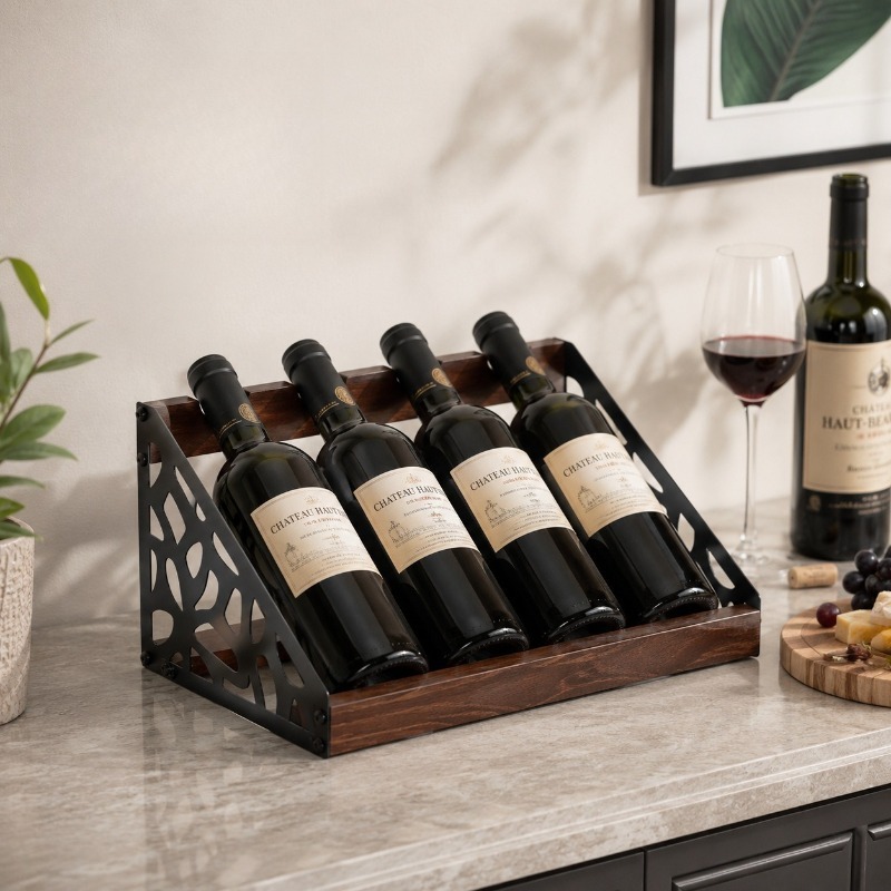 Hölzernes Weinregal für Zuhaus – Home Bar Stand Bewertung und Preis